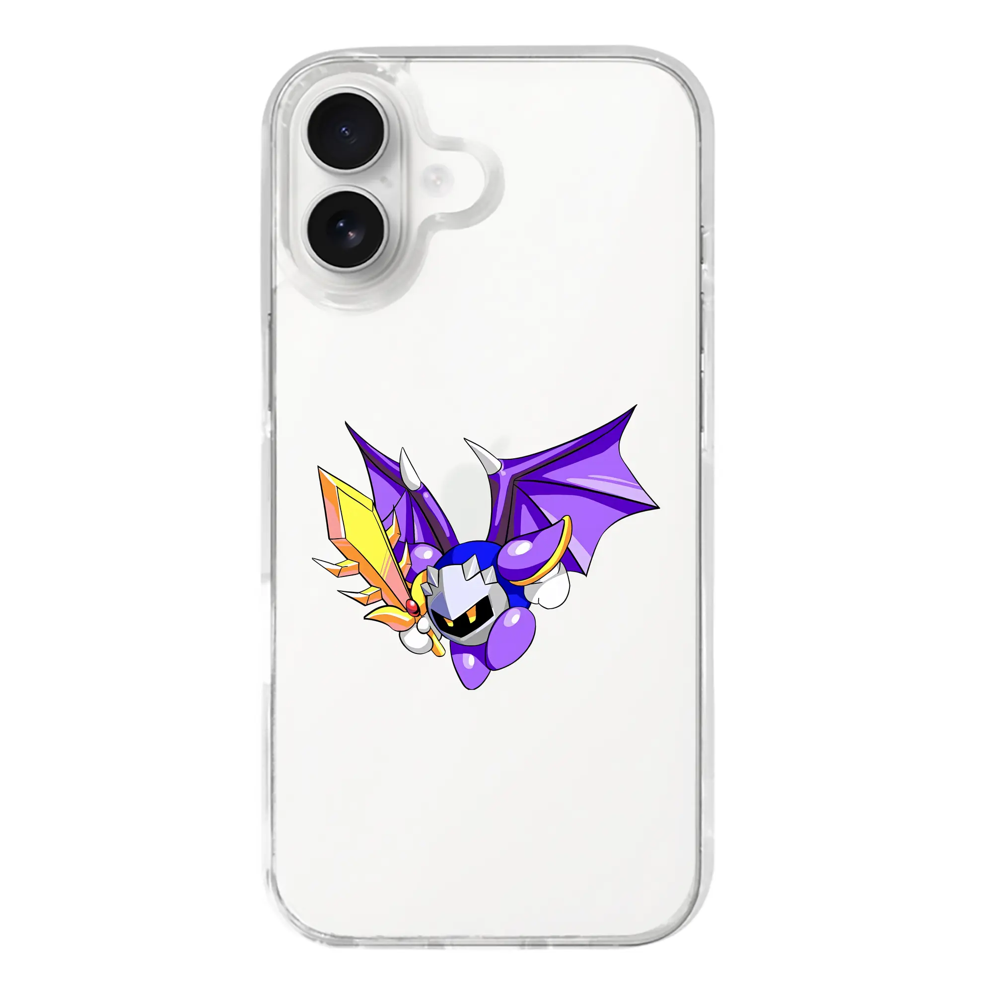 星のカービィ グッズ メタナイト - iPhone 17シリーズ 透明スマホケース – 薄型・耐衝撃・精密フィット保護カバー